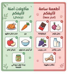 اطعمة منزلية للقطط والكلاب المسموحة والممنوعة 1 اطعمة القطط و الكلاب 2